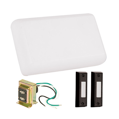 Chimes White Doorbell Chime by Craftmade Lighting