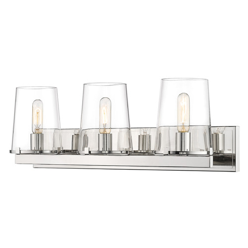 Callista Polished Nickel Bathroom Light by Z-Lite