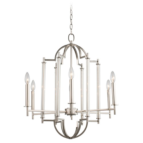 Kalco Lighting Provence 6-Light Chandelier in Polished Nickel by Kalco Lighting 512972PN