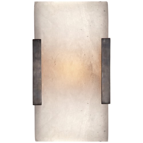 Visual Comfort Signature Collection Kelly Wearstler Covet Bath Sconce in Bronze by Visual Comfort Signature KW2115BZALB