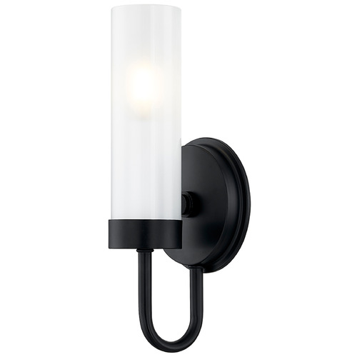 Justice Design Anchor ADA 1-Light Wall Sconce Black Clear