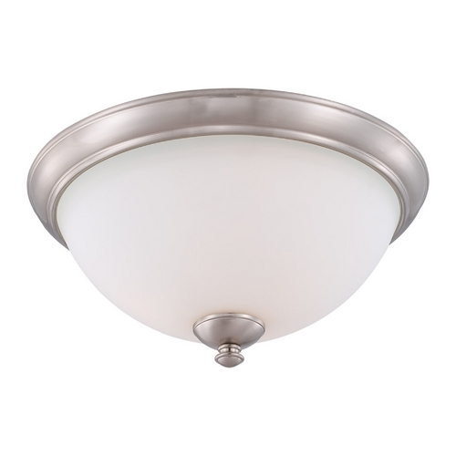 Nuvo Lighting Flush Mount in Brushed Nickel by Nuvo Lighting 60/5041