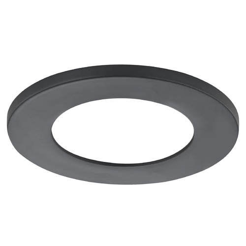 Recesso Lighting 2 Inch Black Trim Ring For Recessed Lighting