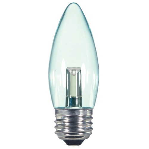 1.4W LED B11 Clear 2700K 36 Lumens Medium Base 120V by Satco Lighting