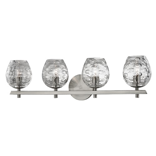 Hudson Valley Lighting Burns 4-Light Bathroom Light in Satin Nickel by Hudson Valley Lighting 1254-SN