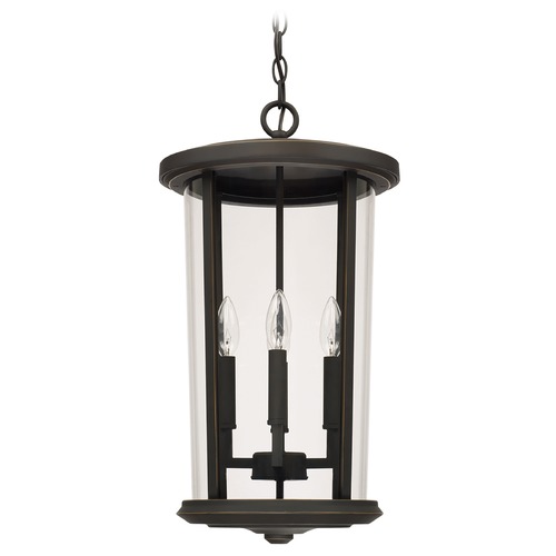 Capital Lighting Howell Outdoor Hanging Lantern in Oiled Bronze by Capital Lighting 926742OZ