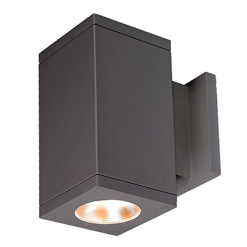 WAC Lighting Cube Arch Graphite LED Outdoor Wall Light by WAC Lighting DC-WS06-N930S-GH