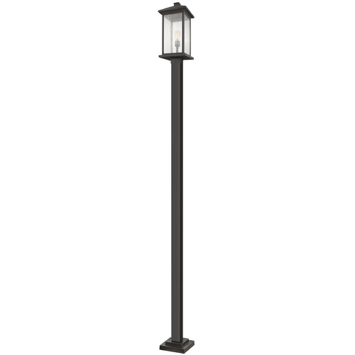 Portland Oil Rubbed Bronze Post Light by Z-Lite