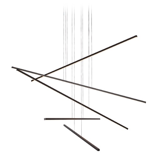 Vega Minor Black LED Multi-Light Pendant by Kuzco Lighting