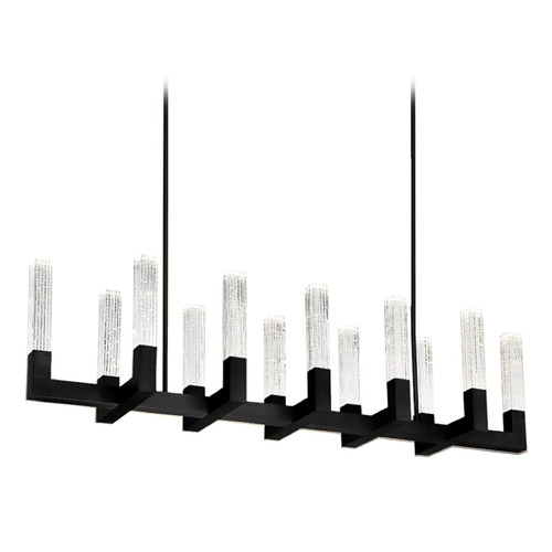 Modern Forms by WAC Lighting Cinema Black LED Linear Light by Modern Forms PD-30854-BK