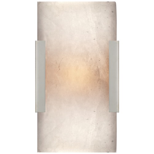 Visual Comfort Signature Collection Kelly Wearstler Covet Bath Sconce in Polished Nickel by Visual Comfort Signature KW2115PNALB