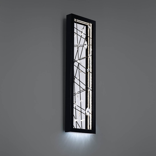 Schonbek Beyond Dreamcatcher 24-In LED Outdoor Wall Light in Black by Schonbek Beyond BWSW43324-BK