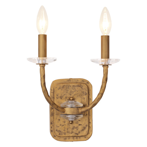 Atella 2-Light Wall Sconce in Ashen Gold by Minka Lavery