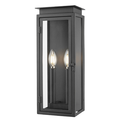 Z-Lite Nova Black Outdoor Wall Light