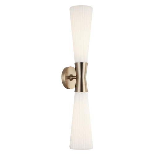 Matteo Lighting Matteo Lighting Jameson Champagne Gold LED Vertical Bathroom Light S18122CG