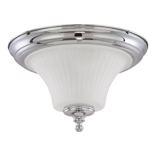 Teller Polished Chrome Flush Mount by Nuvo Lighting