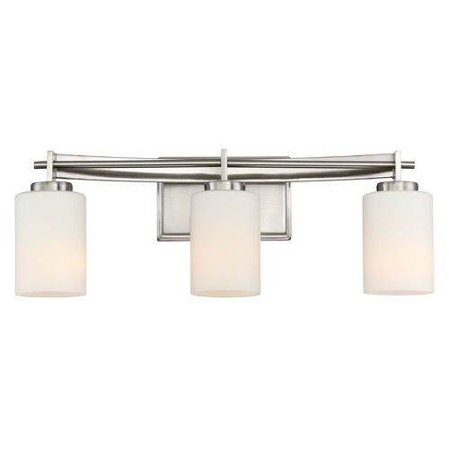 Quoizel Lighting Taylor Brushed Nickel Bathroom Light by Quoizel Lighting TY8603BN