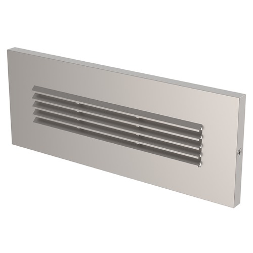 Generation Lighting LED 8.50-Inch Louvered Amber Brick Light in Nickel by Generation Lighting 94481S-849