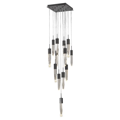 Aspen 13-Light Dark Bronze LED Multi-Light Pendant by Avenue Lighting