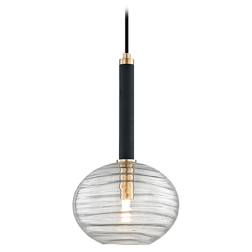 Breton Pendant in Aged Brass by Hudson Valley Lighting