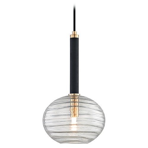 Hudson Valley Lighting Breton Pendant in Aged Brass by Hudson Valley Lighting 2410-AGB