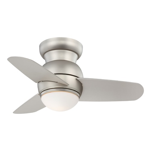 Minka Aire Spacesaver 26-Inch LED Ceiling Fan in Brushed Steel by Minka Aire F510L-BS