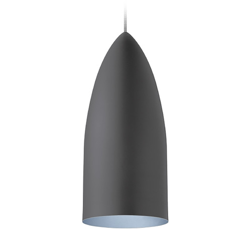 Mini Signal Monopoint LED Pendant in Gray & Blue by Visual Comfort Modern