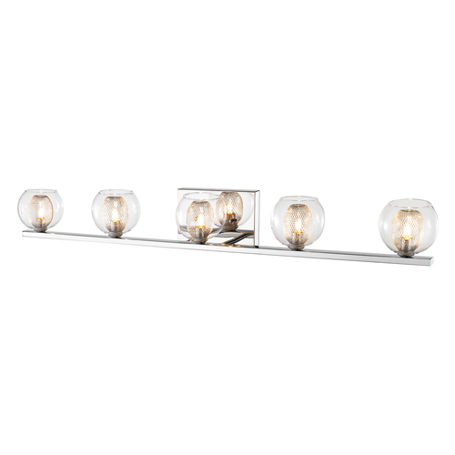 Z-Lite Auge Chrome LED Bathroom Light by Z-Lite 905-5V-LED