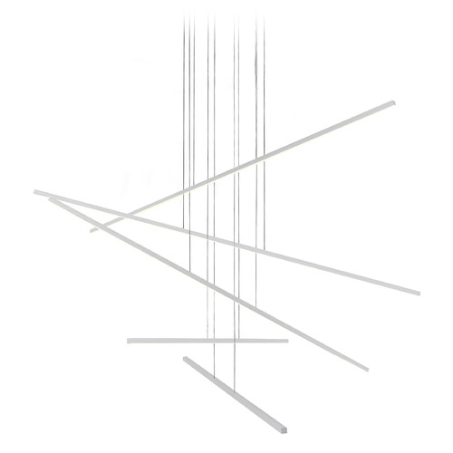 Vega Minor Brushed Nickel LED Multi-Light Pendant by Kuzco Lighting