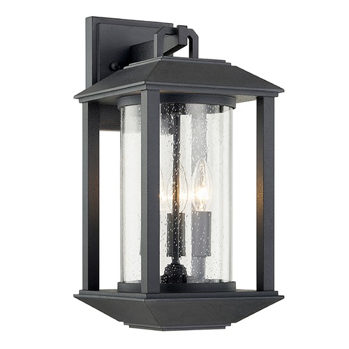 Troy Lighting Mccarthy Weathered Graphite Outdoor Wall Light by Troy Lighting B7282