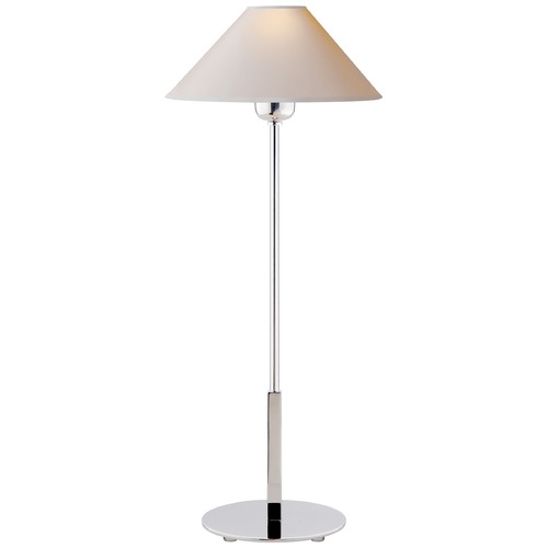 Visual Comfort Signature Collection J. Randall Powers Hackney Table Lamp in Nickel by Visual Comfort Signature SP3022PNNP