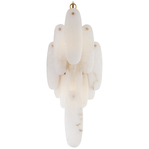 Visual Comfort Signature Collection Chapman & Myers Cora Waterfall Sconce in Brass by Visual Comfort Signature CHD2917ABALB