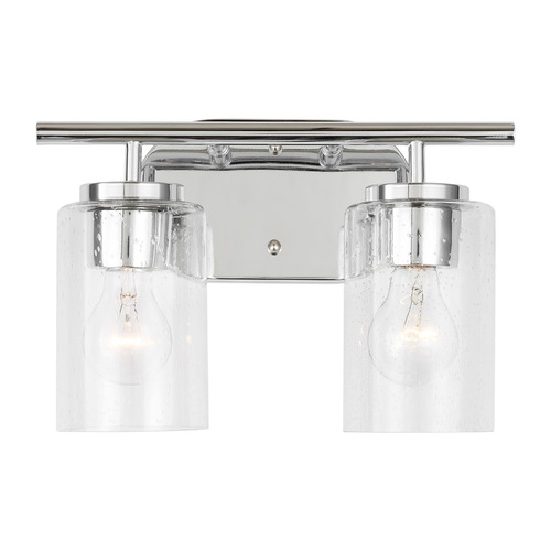 Oslo 12.50-Inch Chrome LED Bathroom Light by Generation Lighting