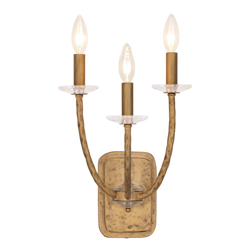 Atella 3-Light Wall Sconce in Ashen Gold by Minka Lavery