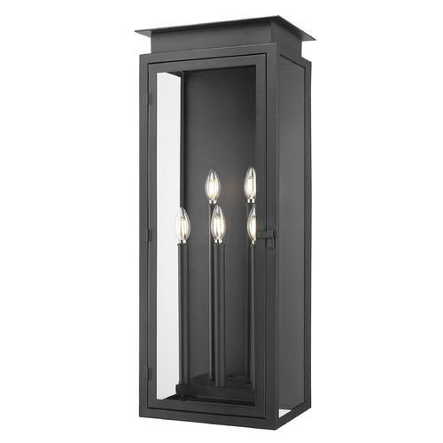 Z-Lite Nova Black Outdoor Wall Light