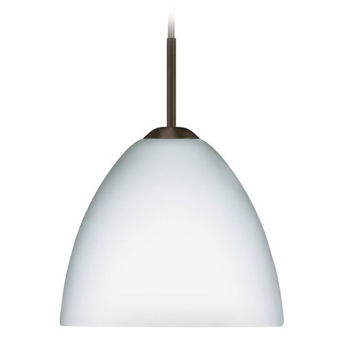 Besa Lighting Besa Lighting Sasha Bronze Mini-Pendant Light 1BT-757207-BR