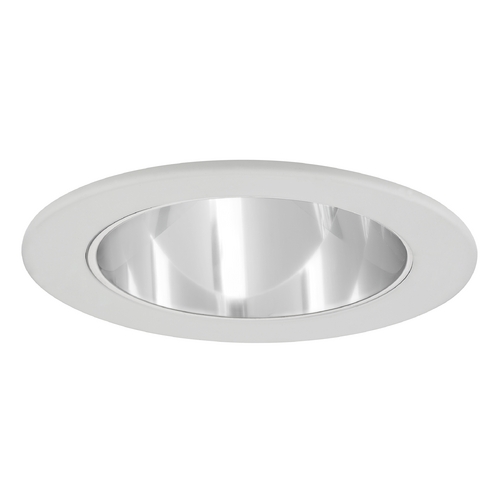 Clear Reflector GU10 LED Deep Trim for 4-Inch Line and Low Voltage Recessed Cans