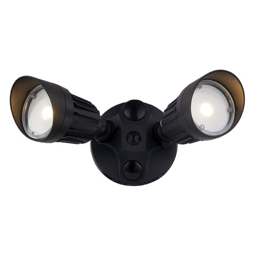 Design Classics Lighting Outdoor LED 3000K Security Light in Black by Design Classics JJ 4054-3000K-BK