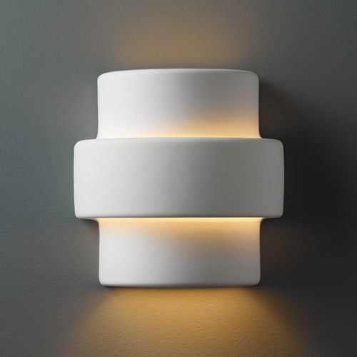 Sconce Wall Light in Bisque by Justice Design Group