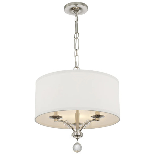 Mirage Chandelier in Polished Nickel by Crystorama Lighting
