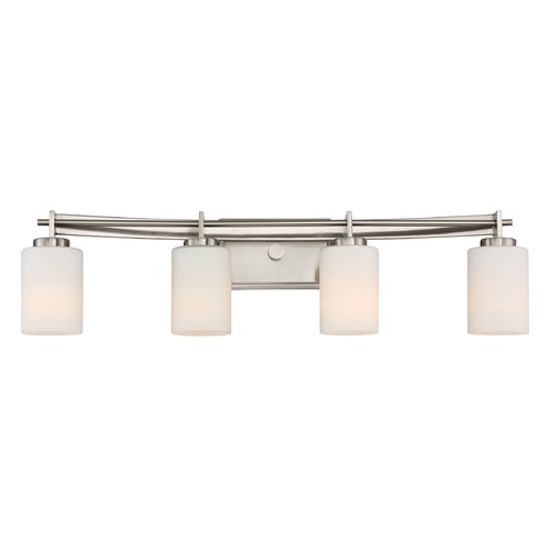 Quoizel Lighting Taylor Brushed Nickel Bathroom Light by Quoizel Lighting TY8604BN