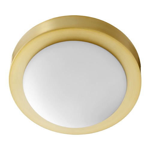 Aged Brass Flush Mount by Quorum Lighting