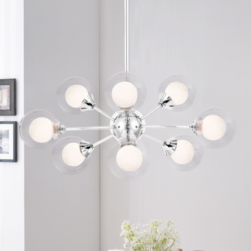 Spellbound 22.75-Inch Pendant in Polished Chrome by Quoizel Lighting