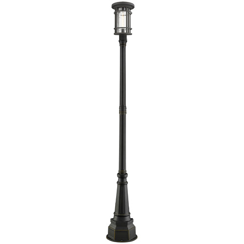 Z-Lite Jordan Oil Rubbed Bronze Post Light by Z-Lite 570PHB-564P-ORB