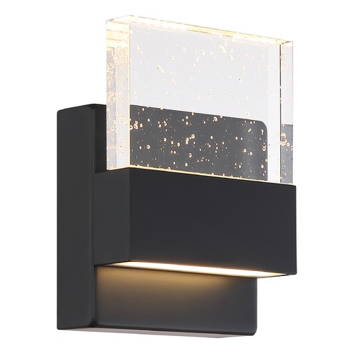 Ellusion Matte Black LED Sconce by Nuvo Lighting