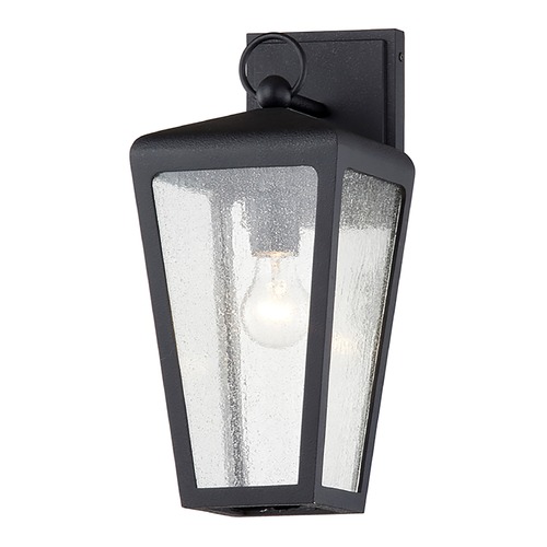 Mariden Textured Black Outdoor Wall Light by Troy Lighting