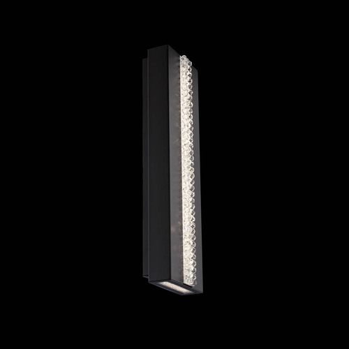 Schonbek Beyond Cascade 24-Inch LED Outdoor Wall Light in Black by Schonbek Beyond BWSW49324-BK