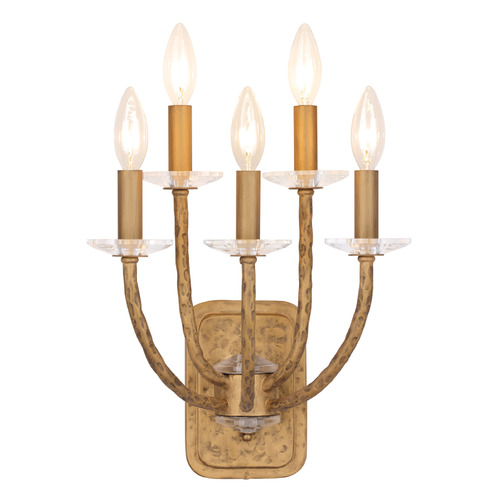 Atella 5-Light Wall Sconce in Ashen Gold by Minka Lavery