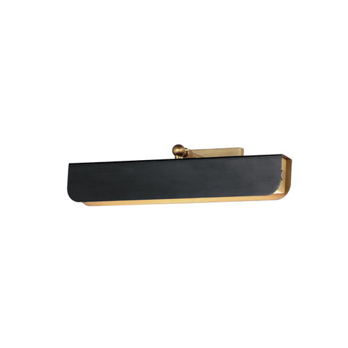 Miles 18-Inch Articulating LED Wall Light in Black & Brass by Maxim