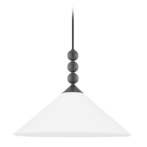 Mitzi By Hudson Valley Sang Old Bronze LED Pendant Light with Conical Shade